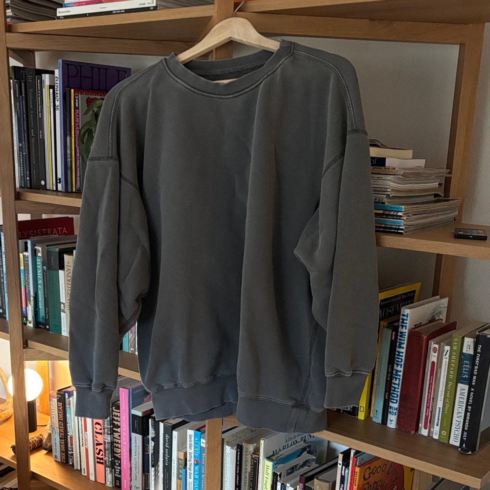 Women's Classic Gray Crewneck Top